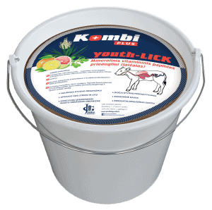 Mineral and vitamin supplement for growing stock (lick) KOMBI PLUS YOUTH-LICK
