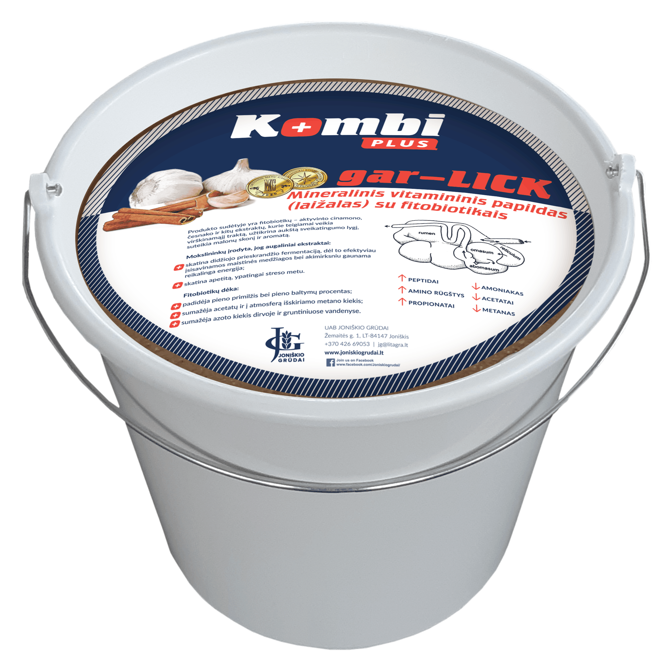 Laizalas KOMBI plius_gar-LICK_su medaliu