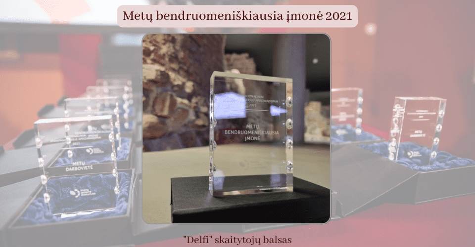 Metų bendruomeniškiausia įmonė 2021