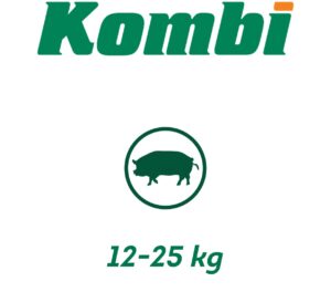 Visavertis paršelių nuo 12 iki 25 kg pašaras KOMBI