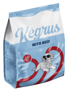 Suaugusiems šunims KĖGRUS su jautiena